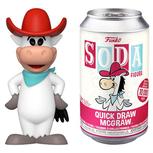 Hanna Barbera - Quick Draw McGraw Vinyl Figure in Soda Can