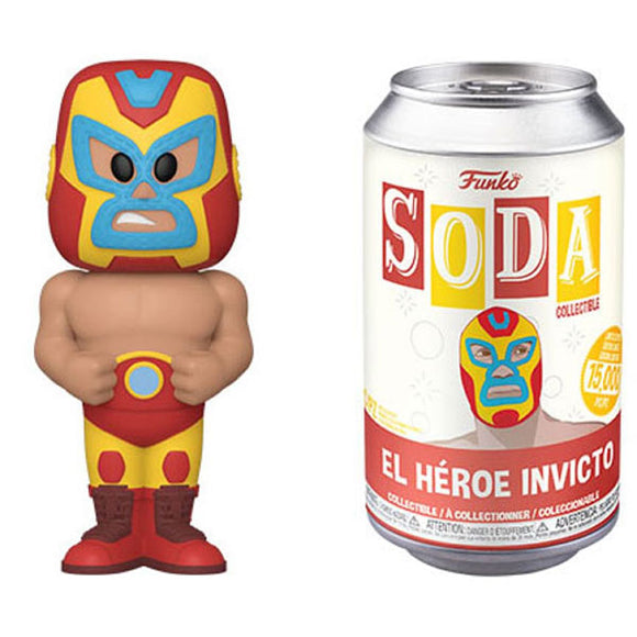 Marvel Lucha Libre - El Heroe Invicto Vinyl Figure in Soda Can