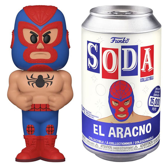 Marvel Lucha Libre - El Aracno Vinyl Figure in Soda Can