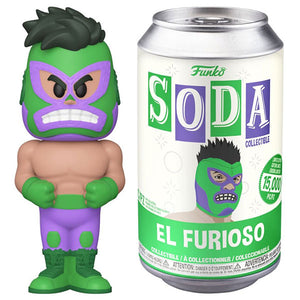 Marvel Lucha Libre - El Furioso Vinyl Figure in Soda Can