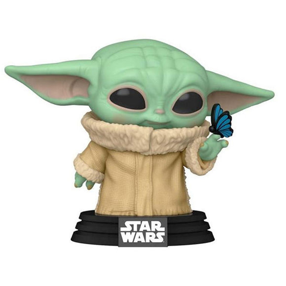 Star Wars: The Mandalorian - Grogu with Butterfly US Exclusive Pop! Vinyl Figure