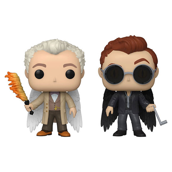 Good Omens - Aziraphale & Crowley with Wings (Specialty Series) Pop! Vinyl Figures - Set of 2