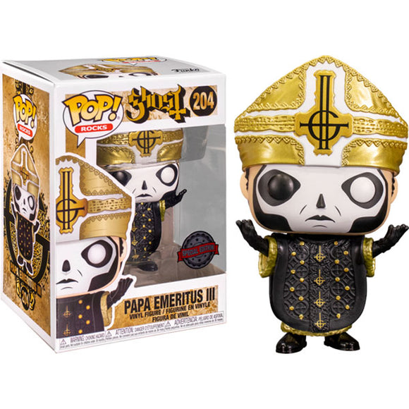 Ghost - Papa Emeritus III Metallic US Exclusive Pop! Vinyl Figure