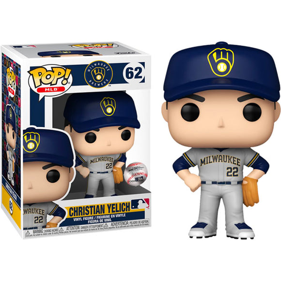 MLB (Baseball): Brewers - Christian Yelich (Road) Pop! Vinyl Figure