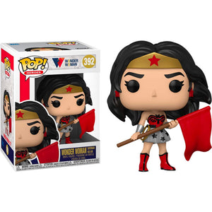 Wonder Woman 80th Anniversary - Wonder Woman Red Son US Exclusive Pop! Vinyl Figure