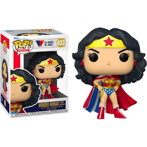 Wonder Woman 80th Anniversary - Classic with Cape Pop! Vinyl Figure