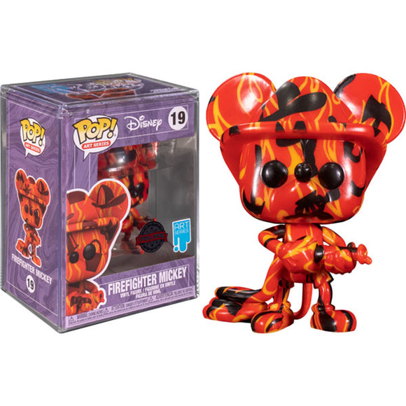 Disney - Firefighter Mickey (Artist Series) US Exclusive Pop! Vinyl Figure  with Protector