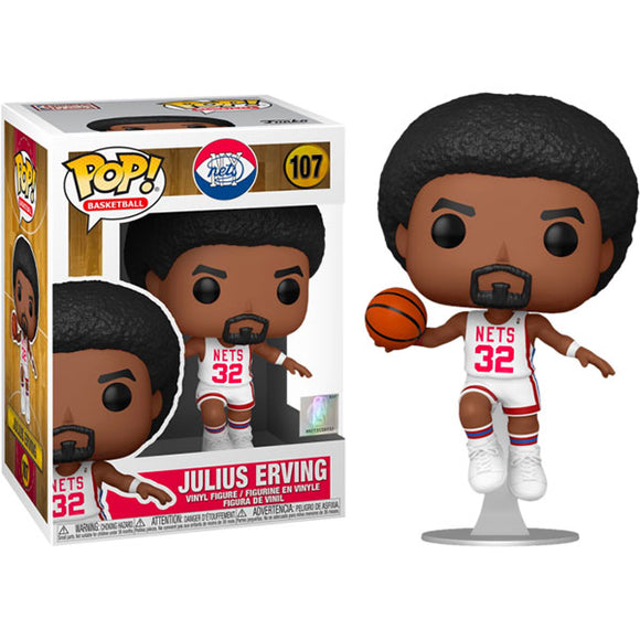 NBA (Basketball): Legends - Julius Erving (Nets Home) Pop! Vinyl Figure