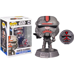 Star Wars: Across the Galaxy - Hunter US Exclusive Pop! Vinyl Figure with Pin