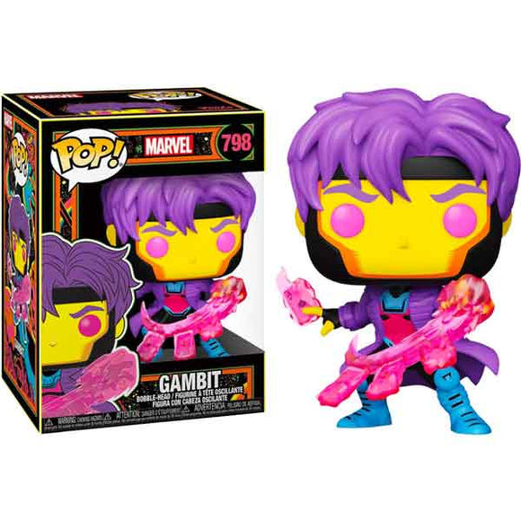 Marvel Comics - Gambit Black Light US Exclusive Pop! Vinyl Figure