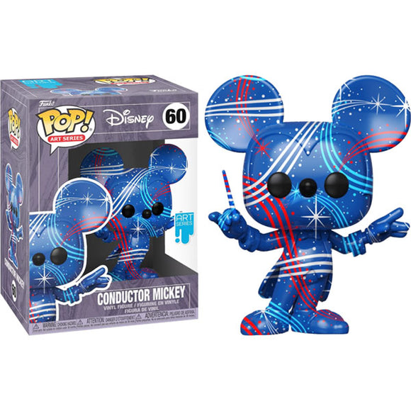 Disney - Conductor Mickey (Artist Series) US Exclusive Pop! Vinyl Figure with Protector