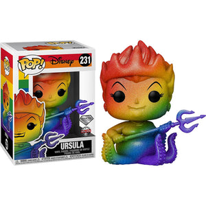 The Little Mermaid (1989) - Ursula Rainbow Pride Diamond Glitter US Exclusive Pop! Vinyl Figure