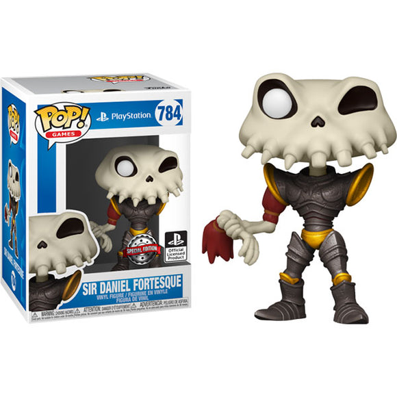 MediEvil - Sir Daniel Fortesque Metallic US Exclusive Pop! Vinyl Figure