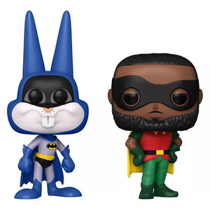 Space Jam 2: A New Legacy - Bugs Bunny as Batman & LeBron James as Robin US Exclusive Pop! Vinyl Figure - Set of 2