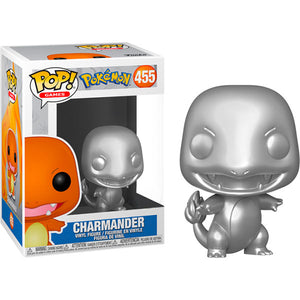 Pokemon - Charmander Silver Metallic 25th Anniversary Pop! Vinyl Figure