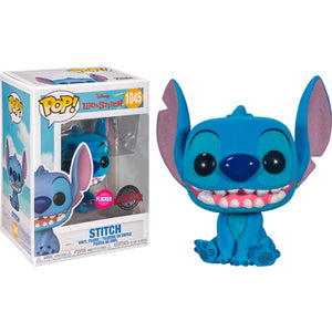 Lilo & Stitch - Stitch Seated Flocked US Exclusive Pop! Vinyl Figure