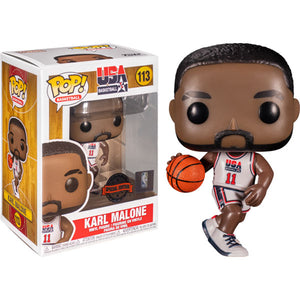 NBA (Basketball): Legends - Karl Malone 92 Team USA White US Exclusive Pop! Vinyl Figure