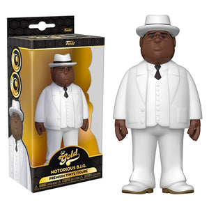 Notorious BIG - Biggie White Suit 5" Vinyl Gold Figure