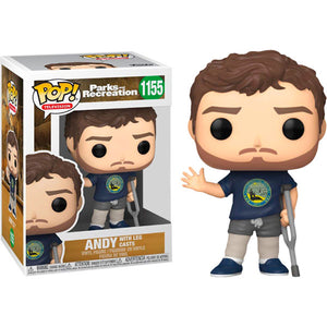 Parks and Recreation - Andy with Leg Casts US Exclusive Pop! Vinyl Figure