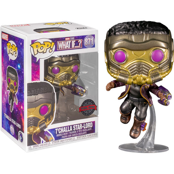 What If - T'Challa Star-Lord Metallic US Exclusive Pop! Vinyl Figure