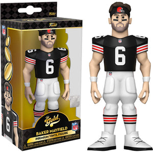 NFL (American Football): Cleveland Browns - Baker Mayfield 5" Vinyl Gold Figure