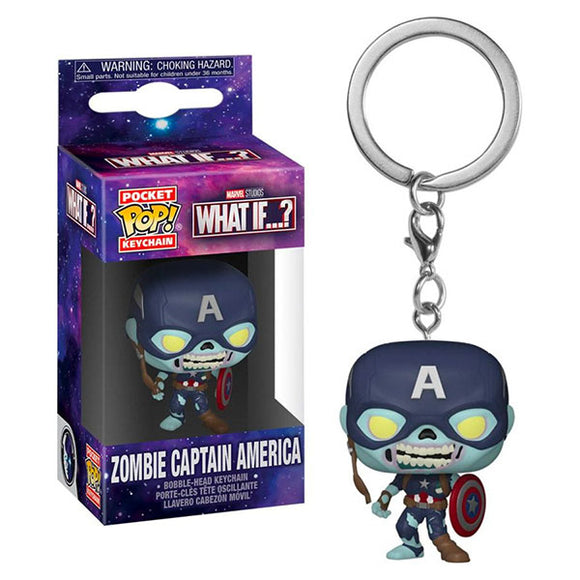 What If - Zombie Captain America Pocket Pop! Keychain