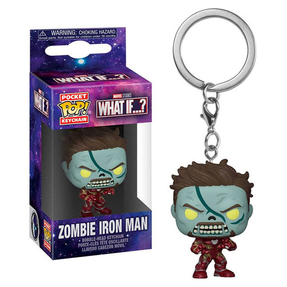 What If - Zombie Iron Man Pocket Pop! Keychain