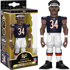 NFL Legends (American Football): Bears - Walter Payton 5" Vinyl Gold Figure