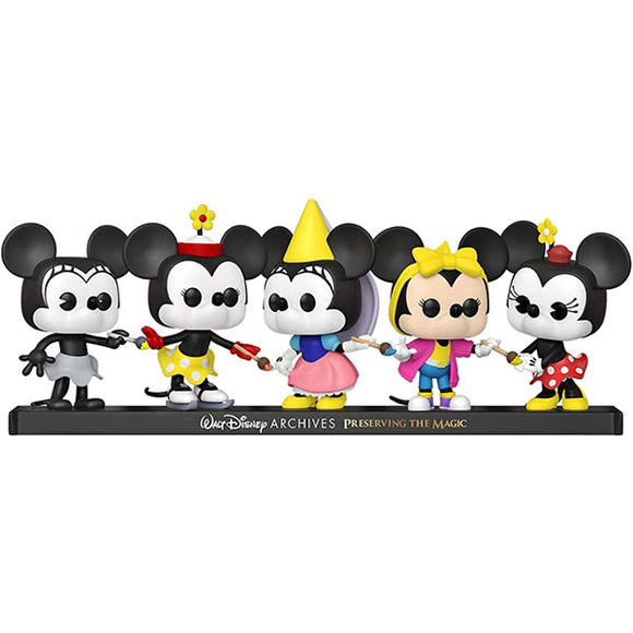 Disney Archives - Minnie Mouse US Exclusive Pop! Vinyl Figures - Set of 5