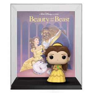 Beauty and the Beast (1991) - Belle with Mirror US Exclusive Pop! Cover Vinyl Figure Set