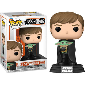 Star Wars: The Mandalorian - Luke with Child Pop! Vinyl Figure