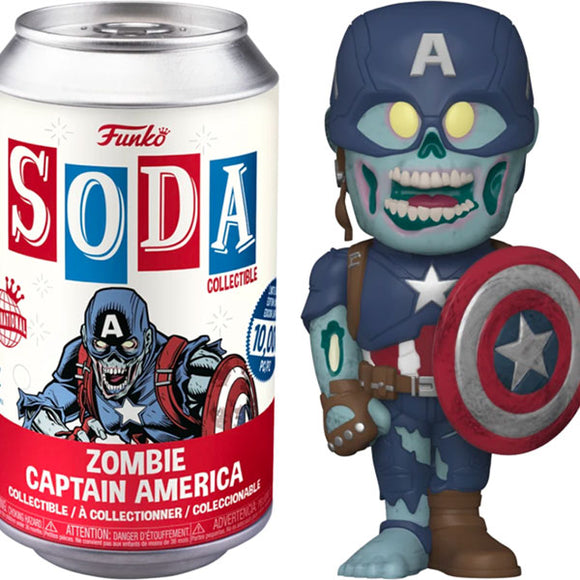 What If - Zombie Captain America  Vinyl Figure in Soda Can