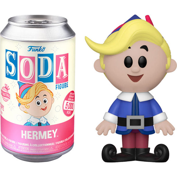 Rudolph the Red-Nosed Reindeer - Hermey Vinyl Figure in Soda Can