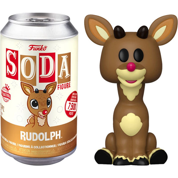 Rudolph the Red-Nosed Reindeer - Rudolph Vinyl Figure in Soda Can