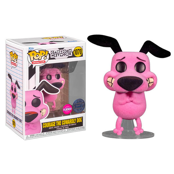 Courage the Cowardly Dog - Courage Flocked US Exclusive Pop! Vinyl Figure