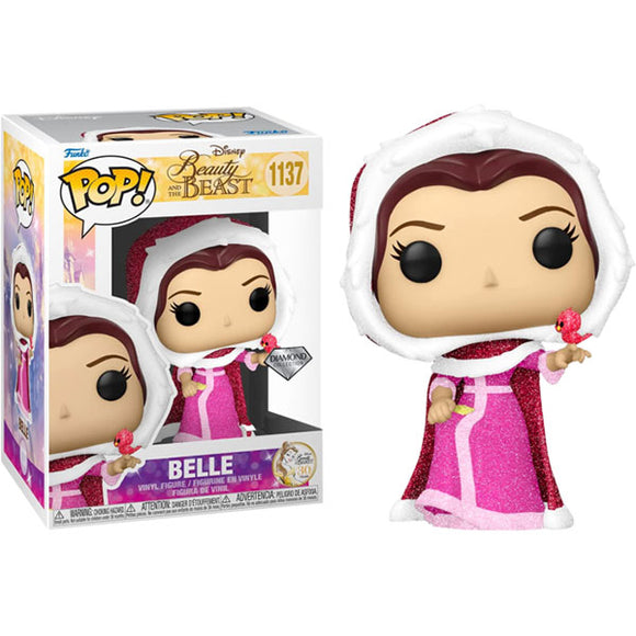 Beauty and the Beast (1991) 30th Anniversary - Belle Winter Diamond Glitter Pop! Vinyl Figure