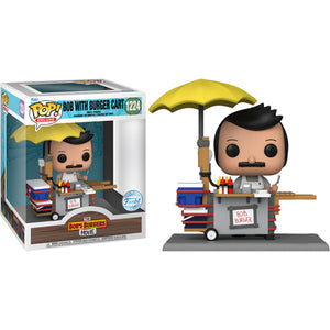 Bob's Burgers - Bob with Burger Cart Pop! Deluxe Vinyl Figure