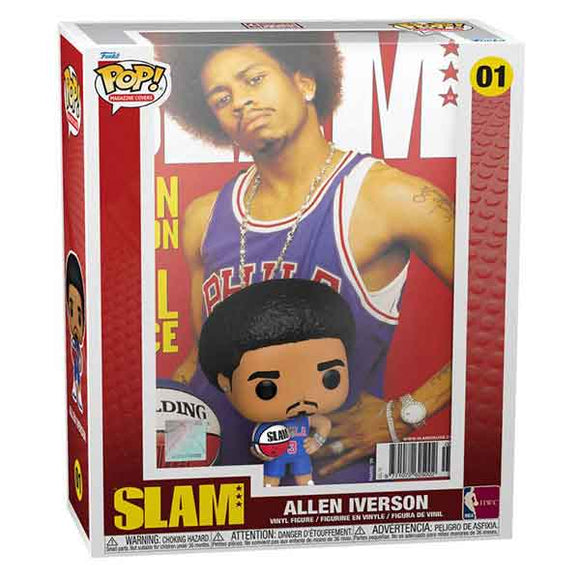 NBA: SLAM - Allen Iverson Pop! Magazine Cover Deluxe Vinyl Figure