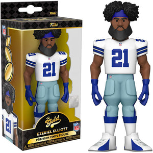 NFL: Cowboys - Ezekiel Elliott 5" Vinyl Gold Figure