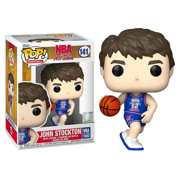 NBA (Basketball): Legends - John Stockton White All Star Uniform 92 Pop! Vinyl Figure