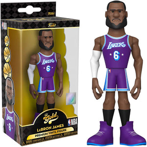 NBA - LeBron James City 5" Vinyl Gold Figure