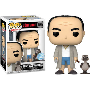 The Sopranos - Tony in Robe with Duck US Exclusive Pop! Vinyl Figure