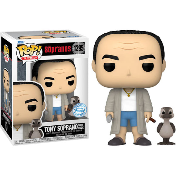 The Sopranos - Tony in Robe with Duck US Exclusive Pop! Vinyl Figure