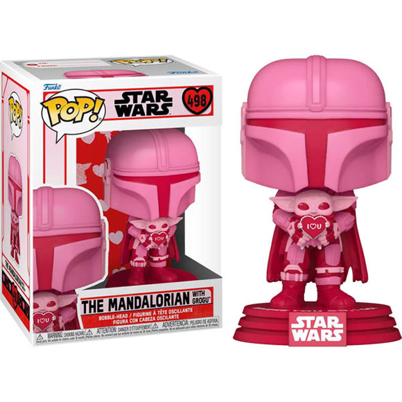 Star Wars - The Mandalorian with Grogu Valentine US Exclusive Pop! Vinyl Figure