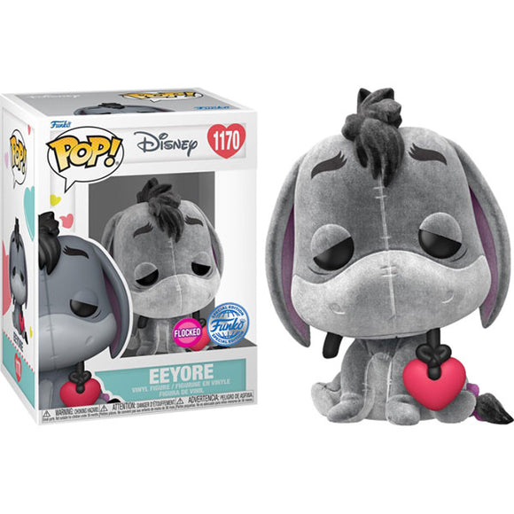 Winnie the Pooh - Eeyore with Heart Flocked US Exclusive Pop! Vinyl Figure