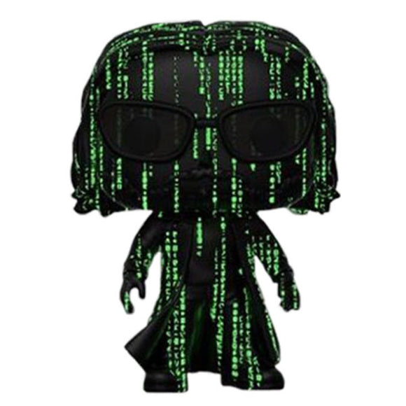 The Matrix  Resurrections - Neo in the Matrix Glow US Exclusive Pop! Vinyl Figure  