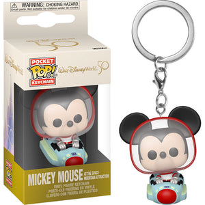 Disney World 50th Anniversary - Mickey Space Mountain Pocket Pop! Keychain