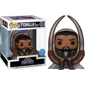 Black Panther (2018) - T’Challa on Throne US Exclusive Pop! Deluxe Vinyl Figure