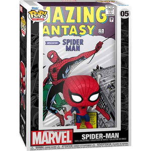 Marvel Comics - Spider-Man Amazing Fantasy US Exclusive Pop! Comic Cover Deluxe Vinyl Figure