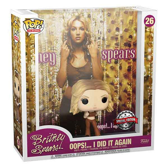 Britney Spears - Oops I Did It Again US Exclusive Pop! Album Cover Deluxe Vinyl Figure